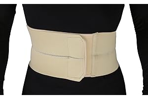 OBBO MED ObboMed MB-2200S Fascia Elastica a 2 Bande (15 cm) Fascia Addominale Post-Operativa Elastica, Post-Parto, Post-Intervento - Snellente Vita e Pancia - S : 56-86,4 cm