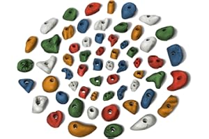 ALPIDEX 60 Prese d'Arrampicata | Dimensioni L, M, S, XS | Superficie Arrampicata 4-8 m² | Set Blocchi Prese d'Arrampicata