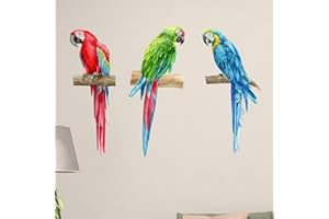 astylishome Wall Sticker Large Garden Ornaments Multicoloured Print Bird Strike Art Window Decors Sticker Outdoor Art Big Decorations for Outside Decorations Walls 1416