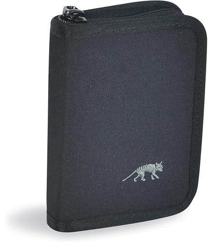Portafoglio Tatonka Money Box RFID Block – Con Protezione RFID Certificata TÜV (Cryptalloy), Piccolo, 9x13 Cm, Tessuto Riciclato, Con Scomparto Monete E Banconote