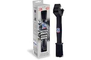 ‎DR. WACK Dr. Wack S100 Kettenbürste für Motorrad - Effektive Kettenreinigung - Reinigungsbürste für Motorradketten - Kettenreiniger mit verschiedenen Bürstenköpfen - Hochwertige Motorradpflege