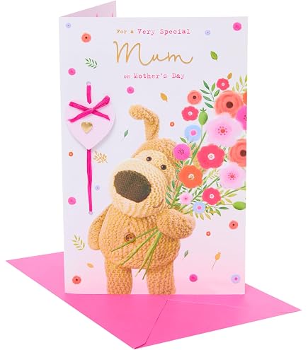 Boofle Muttertagskarte Für Oma – Niedliches Design, Mit Goldfolie, 137x210 Mm