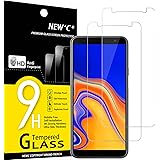 NEW'C 2 Pezzi, Vetro Temperato per Samsung Galaxy J4 Plus, Galaxy J4+ (SM-J415F), Pellicola Prottetiva, Senza Bolle, Durezza 