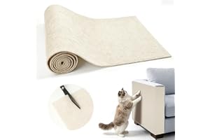 NETFLO Beige klösmatta självhäftande 200 x 40 cm klösskydd soffa