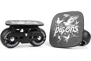 SANXUP Freeskates Drift Skates with Split Skateboard Design, Aluminum Alloy Panel, High Elasticity Wheels, and Double Wheelbase Bracket - Ultimate Freeskates