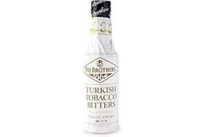 Fee Brothers Turkish Tobacco Bitters | 2.4% ABV | 15cl | Premium Cocktail Bitters | Smoky, Rich Flavour | Perfect for Elevating Cocktails and Craft Drinks