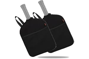 Desing Wish Pickleball Paddle Cover Sac de Pickleball en Néoprène Pickleball Paddle Case Accessoires de Protection Équipement Pickleball Raquette Housses pour Pagaies Femmes Hommes avec Sac en Filet