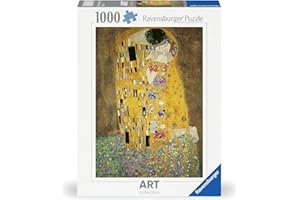 Ravensburger - Puzzle Arte 1000 Pezzi Klimt: Il Bacio | Puzzle Per Adulti | Per Tutta La Famiglia | Con Una Misura Di 70x50 Cm | Regalo Adulti