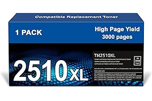 STAROVER TN2510 TN2510XL Toner TN 2510XL TN-2510 XL Kompatibel mit Brother HL-L2400DWE HL-L2400DW HL-L2445DW DCP-L2627DWE MFC-L2800DW DCP-L2660DW DCP-L2665DW MFC-L2827DWXL MFC-L2860DWE (1 Schwarz)