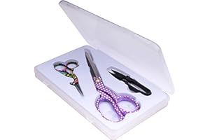 Hui Tong Tailor Forbici Set 8,5 pollici -Maniglia di stampa Heavy Duty Forbici da cucire per tessuto Vestiti di pelle Forbici da ricamo Studenti Craft Forbici