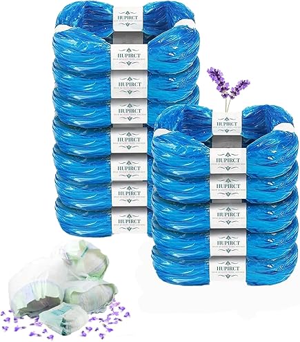 10 stuks navulcassettes voor luieremmer, navulfolie speciaal voor babyverzorging, 7-laags extra sterk en geurdicht, compatibel met gangbare luierafvalemmers
