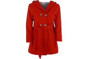 JOPHY & CO. Mantel für Mädchen, zweireihig, mit Kapuze und Taschen (Artikelnummer 2078)