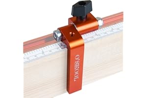 O'SKOOL 3-Inch T-Track Adjustable Fence Flip Stop Repeater with Indexing Cursor