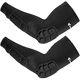 Newbyinn Elbow Sleeves Elbow and Forearm with Padding, 2 Pieces | for Volleyball, Soccer, Basketball, American Football, Hand