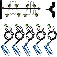 UCLEVER Arrow Drip Irrigation System Emitters Stake Flow Drippers, Garden Self Automatic Watering System, Irrigation Equipment, Self Watering Spikes, Set of 5