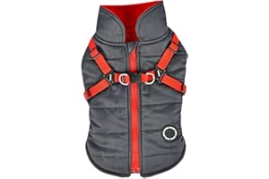 PUPPIA Mountaineer II, kamizelka zimowa z uprzężą, szary, XXL