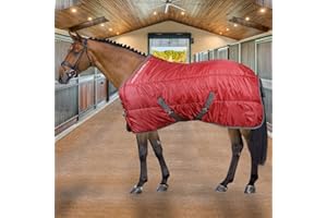Horses Coperta Box Essential 300g, Ottima Fattura, Utile per Proteggere Il Cavallo dagli Sbalzi di Temperatura, dalla Pioggia e dagli Insetti