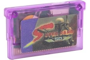 TONYSA Tarjeta de Memoria de Videojuegos para GBA Mini Burning Card Game Tarjeta de Memoria Flash con Carga Rápida para GBA SP, para SP, para GBM, para IDs