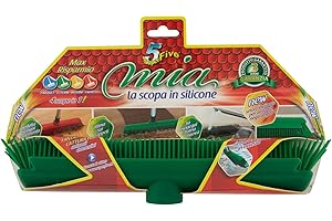 SUPER FIVE Superfive Scopa Mia in Silicone, 6.5 x 34 x 19.4cm, Colori Assortiti