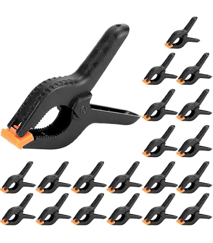 20 Clips à Ressort MR16 Pour Spot Lumineux - Fixation Ampoule GU10 50mm Acier Manganèse