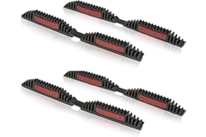 Smart Planet® Lot de 4 protections de portières de qualité supérieure pour portière de voiture – Protection contre les chocs à clipser – Avec réflecteurs pour 4 portes de voiture