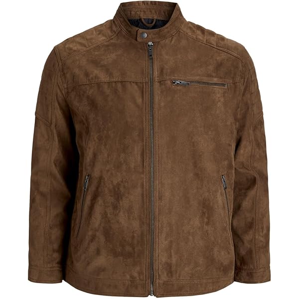 JACK & JONES Jprblucase Corduroy Harrington Jkt - Giacca Corta Uomo In Velluto A Coste, Modello Harrington, Colore Blu
