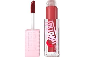 Maybelline New York, Lucidalabbra Rimpolpante, Arricchito Con Peperoncino e Maxi-Lip, Lifter Plump, Tonalità: 006 Hot Chili