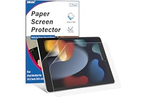 XIRON Pellicola Protettiva Carta per iPad 9/8/7ª generazione 10,2 pollici, Like Paper Opaca Pellicola in PET per Disegnare/Scrivere, Meno Usura Della Punta