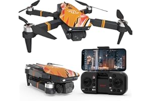 TTROARDS Drone con Cámara 4K, Motor sin Escobillas 270° Evitación de Obstáculos Posicionamiento Óptico de Flujo Mini Drones para Principiantes Quadcopter RC Plegable Juguetes para Niños, TT19 Dron