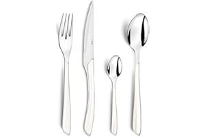 Amefa Eclat Zestaw Sztućców, Biały/Srebrny, 24 Elementy