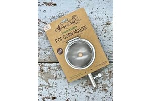 WESTCRAFT Huckleberry Popcorn-Maker Mais Popcornmaschine für Popcorn poppen, Outdoor Camping Lagerfeuer