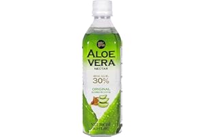Allgroo Aloe Vera Drink - Erfrischendes Aloe-Vera-Getränk aus Südkorea - Geschmacksrichtung: Pur mit Honig verfeinert und Fruchtfleisch - Einwegpfand, Vorteilspack (12 x 500 ml)