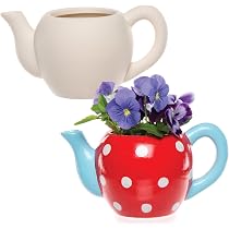 Kit De 6 Pots De Fleurs En Porcelaine à Décorer - Activité Manuelle Pour Enfants Baker Ross