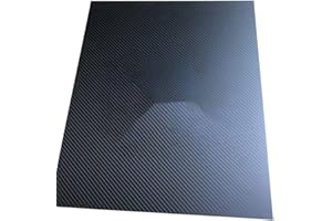 LOKIH Carbonplatte Karbon Platte (Matt Oberfläche) Beidseitig Kohlefaserplatte Karbon Stärke 3Mm 4Mm 5Mm (Köperbindung),200mmx250mmx4mm