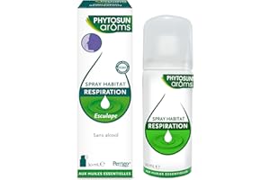 PHYTOSUN AROMS - Spray Habitat Respiration - aux Huiles Essentielles 100 % Pures et Naturelles - Assainissant et Purifiant - 1x 30ml