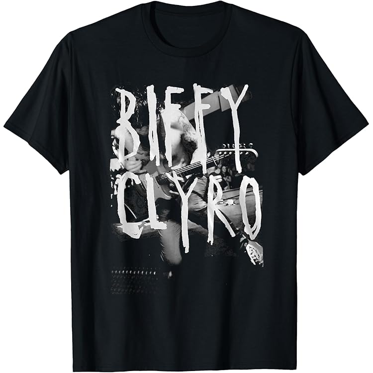BIFFY CLYRO メンバー直筆サイン入りTシャツ M ビッフィ・クライロ BIFFY CLYRO メンバー直筆サイン入りTシャツ M ビッフィ・クライロ