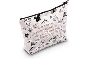 FUNYSO Sewing Machine Gift Craft Room Cosmetic Bag Sewing Lover Gift (and INTO The Sewing UK)