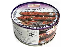 DELI MED MED FOOD - Aubergines Cooked in Tomato Sauce (IMAM) ONASSIS - 3 x 280g