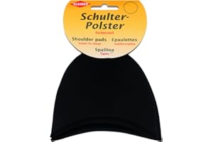 Kleiber 13.5x 9.5x 1 cm Schulterpolster/formstabil, satin-schwarz