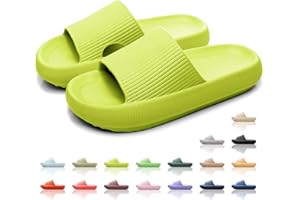 Exceligen Chmura suwaki dla kobiet i mężczyzn Cozisliders oryginalne kapcie antypoślizgowa poduszka prysznic slajdy otwarte palce wygodne szybkoschnące klapki łazienkowe sandały