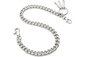 ‎ZOYLINK ZOYLINK Panzerkette Hosenkette Schlüsselkette Kette Wallet Chain Geldbörse Kette Geldbeutelkette Punk kette Bikerkette
