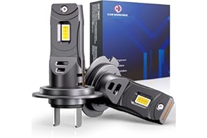 CAR WORK BOX H7 LED Lampadine 16000LM 80W LED Lampadina Fari Auto per Sostituzione dell'alogeno, 6500K