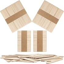 30 Stück Fächergriffe Aus Holz – 20,3 Cm Lang, Gewellte Stäbe Für Basteln, Hochzeitsfächer, DIY-Projekte