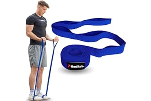 ‎RED RAB RED RAB Fitnessbänder Stoff & effektive Trainingskarten - Gymnastikband mit Schlaufen lang - Resistance Bands & Widerstandsbänder Krafttraining - Fitnessband, Resistance Band, Widerstandsband Fitness