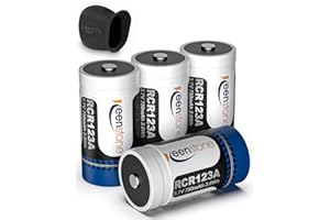 Keenstone Akkus 3,7V 750mAh Li-Ion 4 Stück für Kamera VMC 3030/3230/3330/3430, Taschenlampe, Mikrofone, Spielzeug