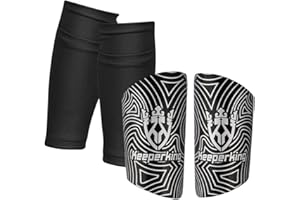 Keeperking Parastinchi Calcio per Adulti Ragazzi Bambini Calcio Calze Shin Guard Uomini Ragazzi Ragazzi Ragazze Calcio Con Protezione Imbottita Caviglia Attrezzatura Prevenzione Infortuni