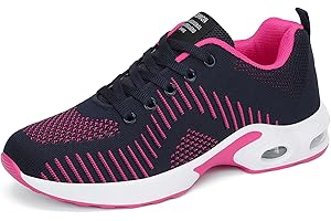 Dannto Zapatos Deporte Mujer Zapatillas Deportivas Correr Gimnasio Casual Zapatos para Caminar Mesh Running Transpirable Aumentar Más Altos Sneakers