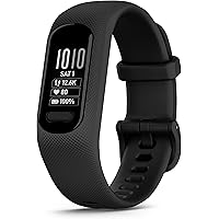 Garmin vívosmart 5, Smartband, Activity Tracker, Cardio, SpO2, GPS Smartphone, Passi, Calorie, Stress, 15 Sport, Rilevamento 