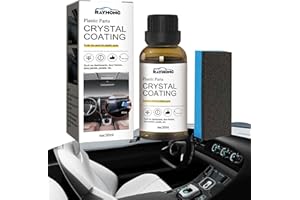 Bavokon 50 ML revêtement revitalisant en Plastique,Nano Plastics Refreshing Coating,Car Plastics Parts Retreading Agent,Nettoyant Voiture Interieur pour Voitures,camions,Motos Entretien du Plastique