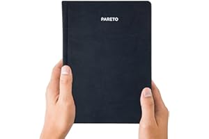 ‎PARETO Pareto Planner (Undated) - Perfectly Organized Achieving Goals, Increase Productivity, Develop Good Habits | Book Calendar, Weekly Planner, Daily Planner, Success Journal, Organiser| Black